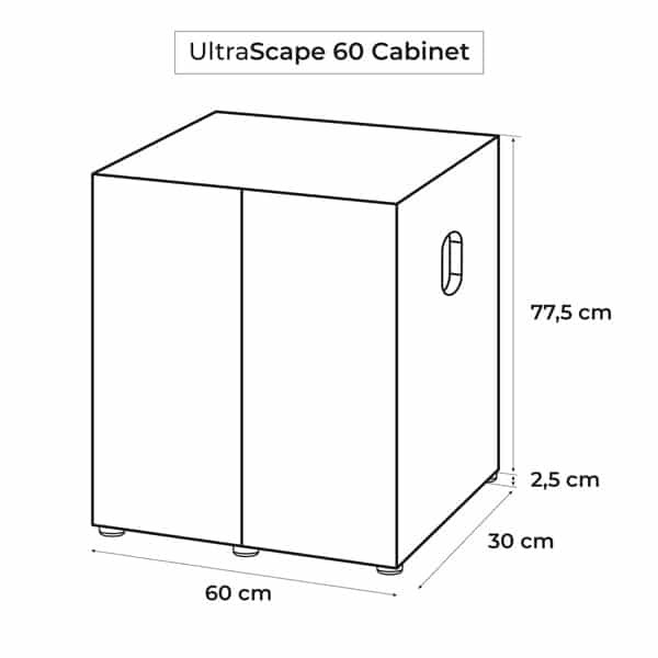 Aquael Ultrascape Cabinet 60 Snow – meuble aquarium – Image 2