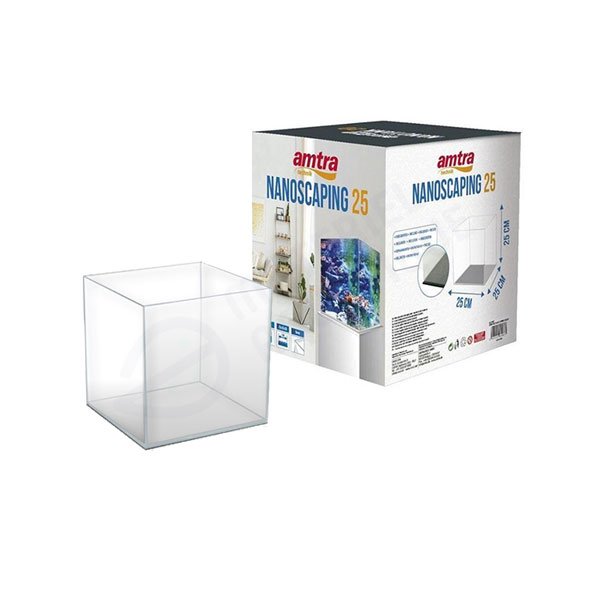 Aquarium Amtra NanoScaping 25 : ultra clear 25 x 25 x 25cm