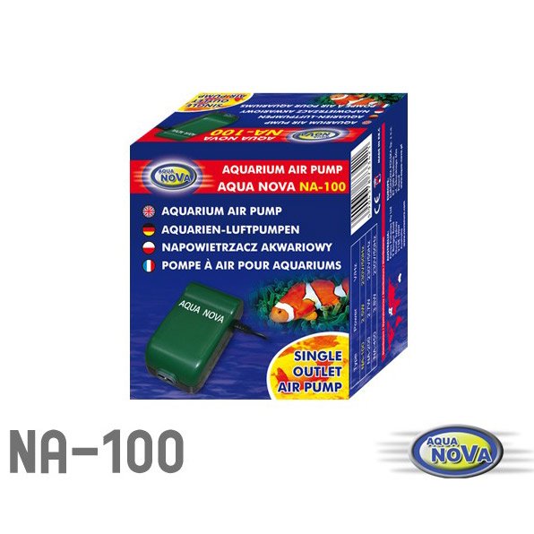 Aqua Nova NA-100 pompe à air pour aquarium jusqu’à 120L