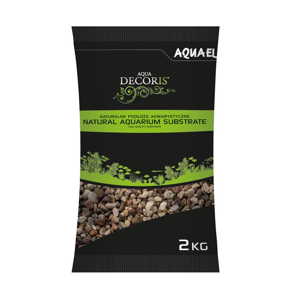 Aquael Gravier Naturel Multicolor 3-5mm 2KG