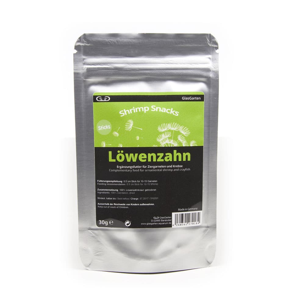 GlasGarten Shrimp Snack Löwenzahn 30 g (Pissenlit)