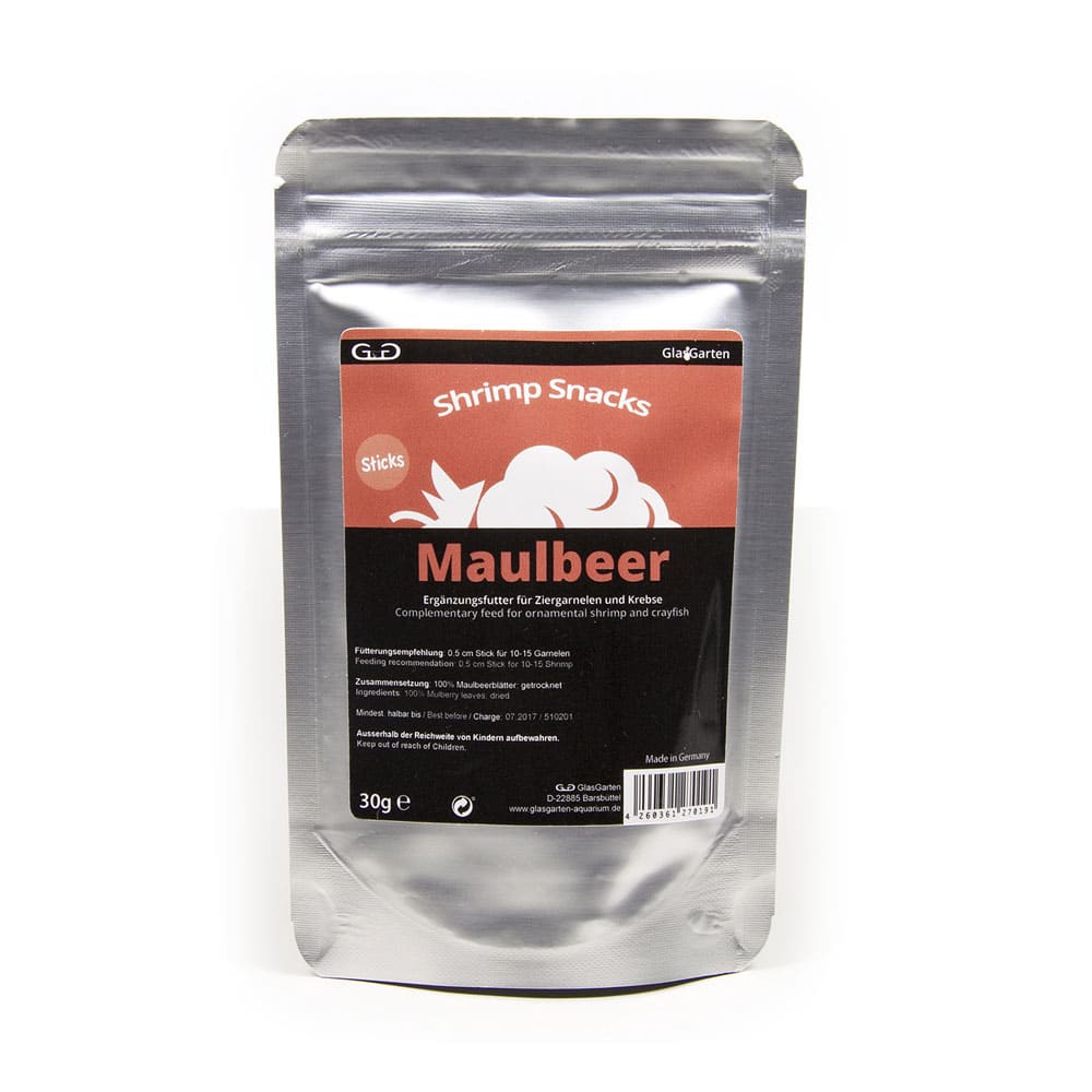 GlasGarten Shrimp Snack Maulbeer 30 g (Mûrier)