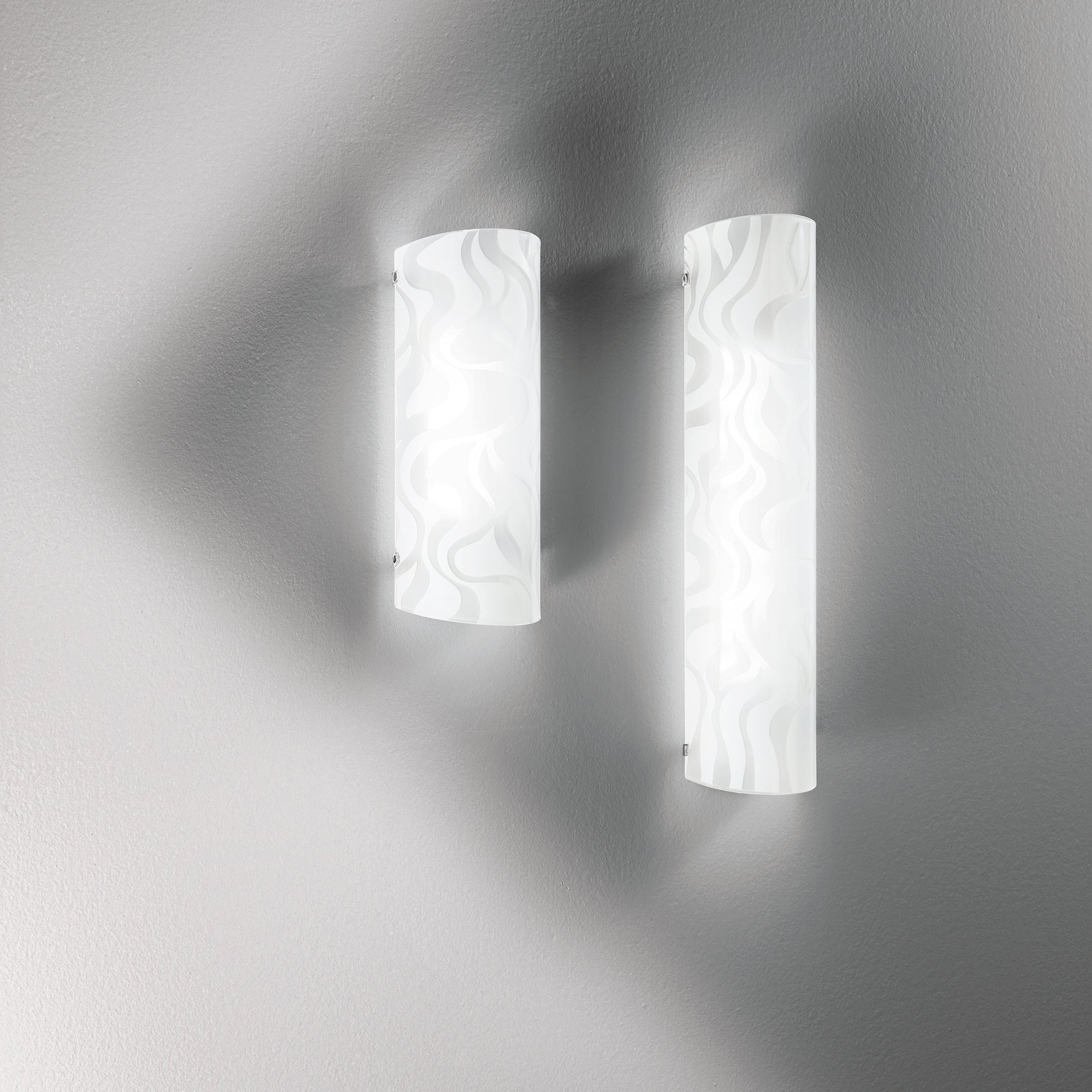 Applique LED jasmine en verre blanc 16W 4000K (lumière naturelle) 40 cm – Image 3