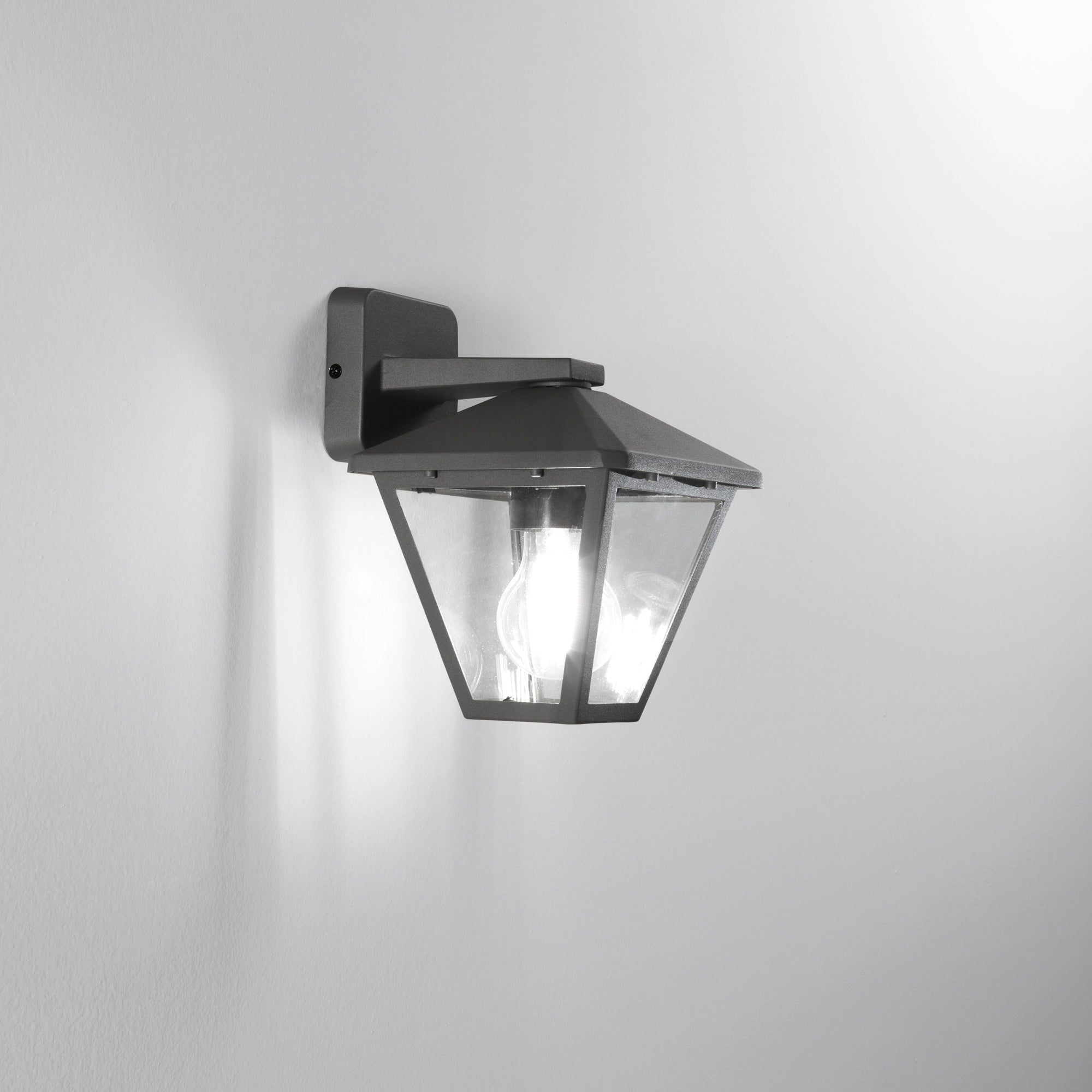 Applique d’extérieur PRISMA en aluminium anthracite et verre – Image 2