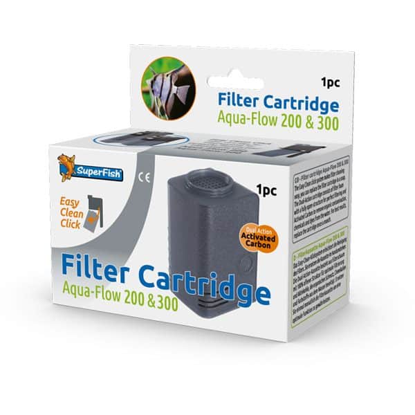 Superfish Filter Cartridge Aqua-Flow 200/300 – 1 cartouche de charbon