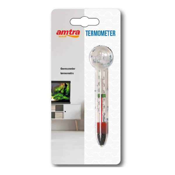 Thermomètre flottant + ventouse Amtra