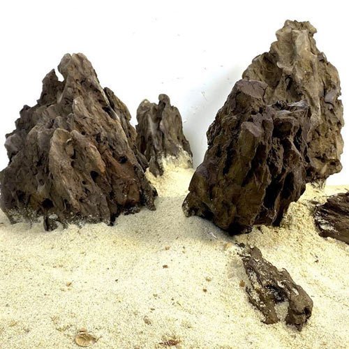 Black Ohko Stone : pierre décorative noire