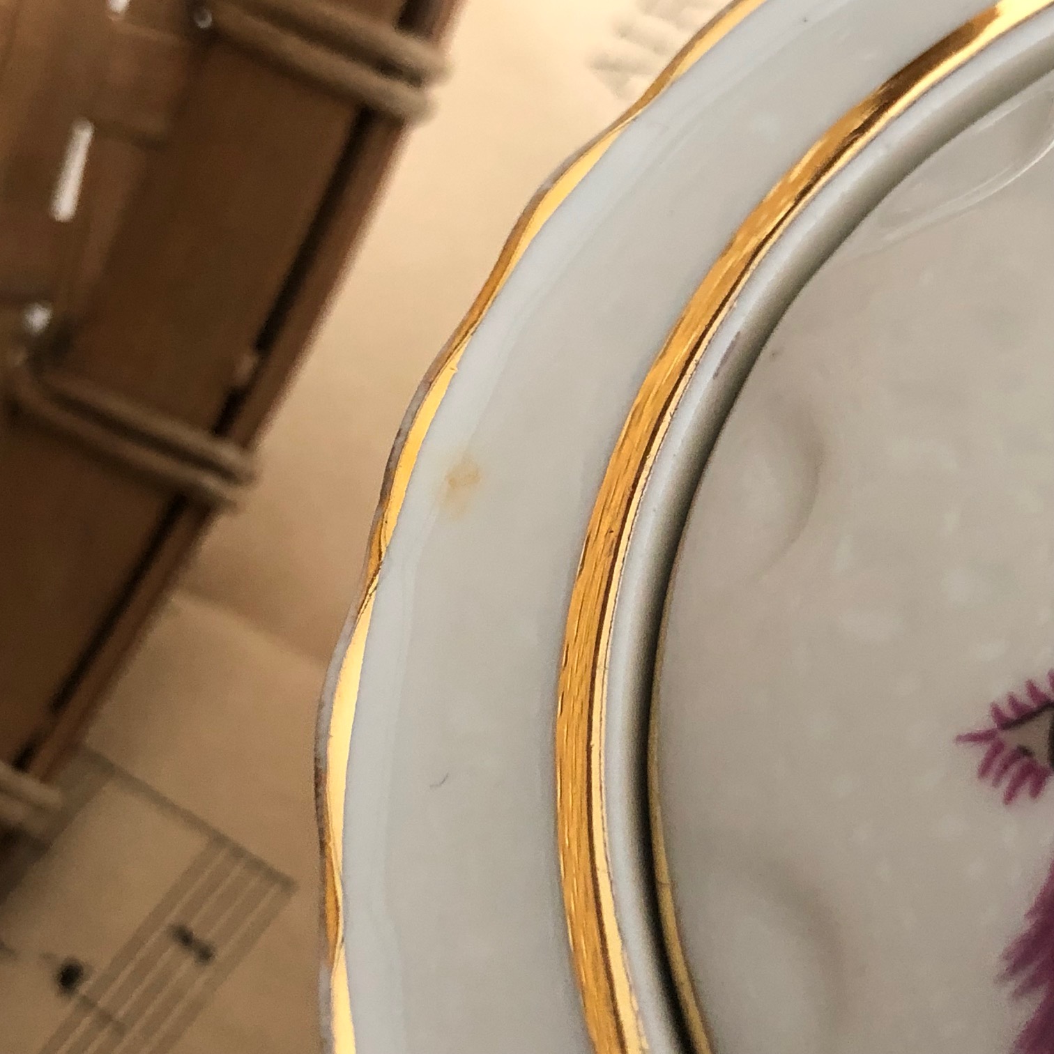 Sucrier ancien en porcelaine Berry Limoges – Image 4