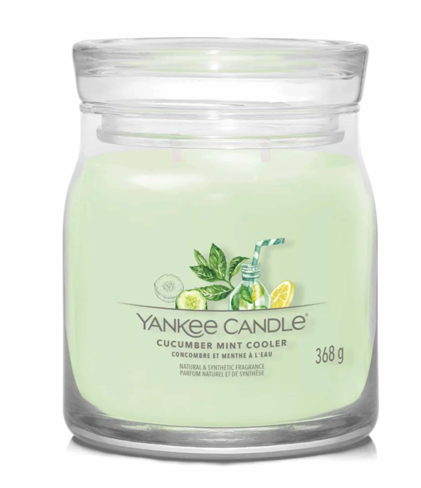 Bougie Signature Concombre et Menthe à l’Eau – Image 2