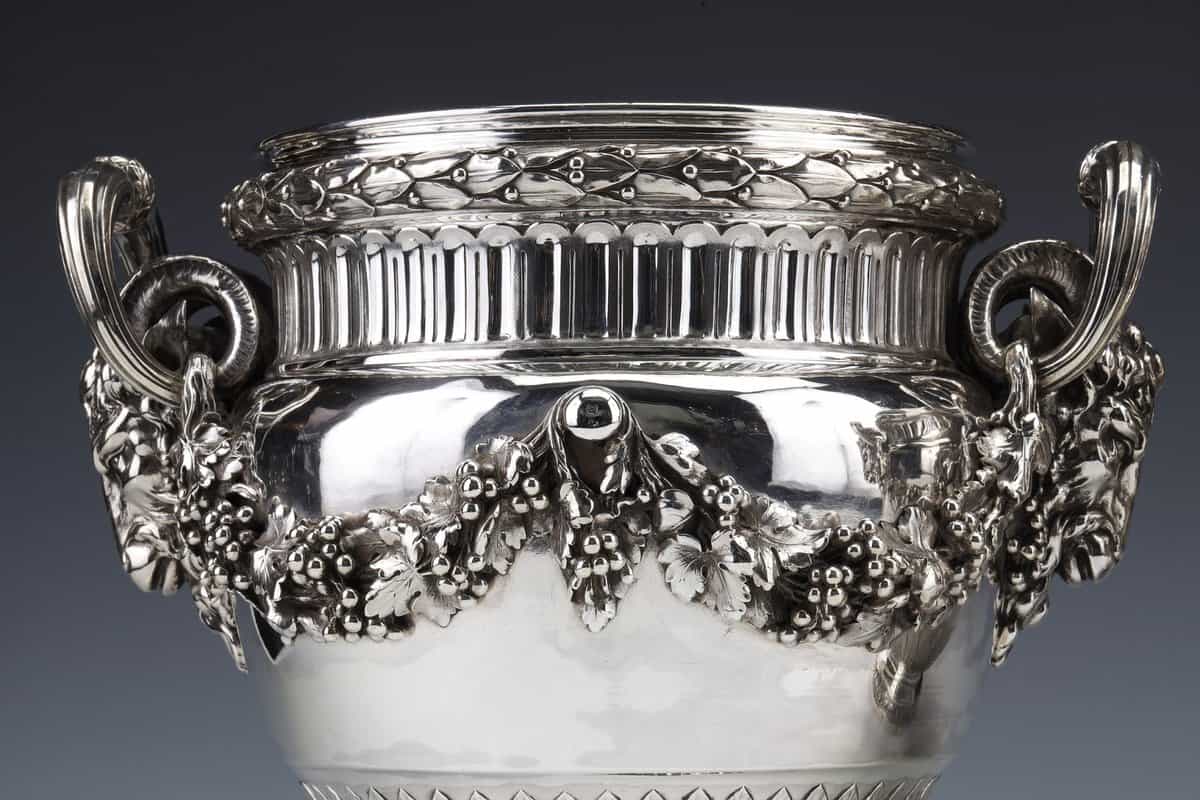 BOIN TABURET – PAIRE DE RAFRAICHISSOIRS ARGENT MASSIF LOUIS XVI – XIXE – Image 6