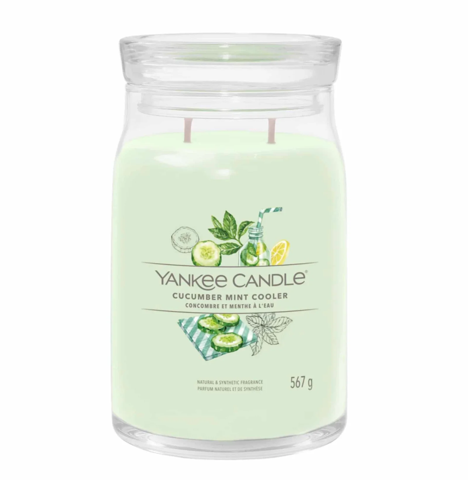 Bougie Signature Concombre et Menthe à l’Eau
