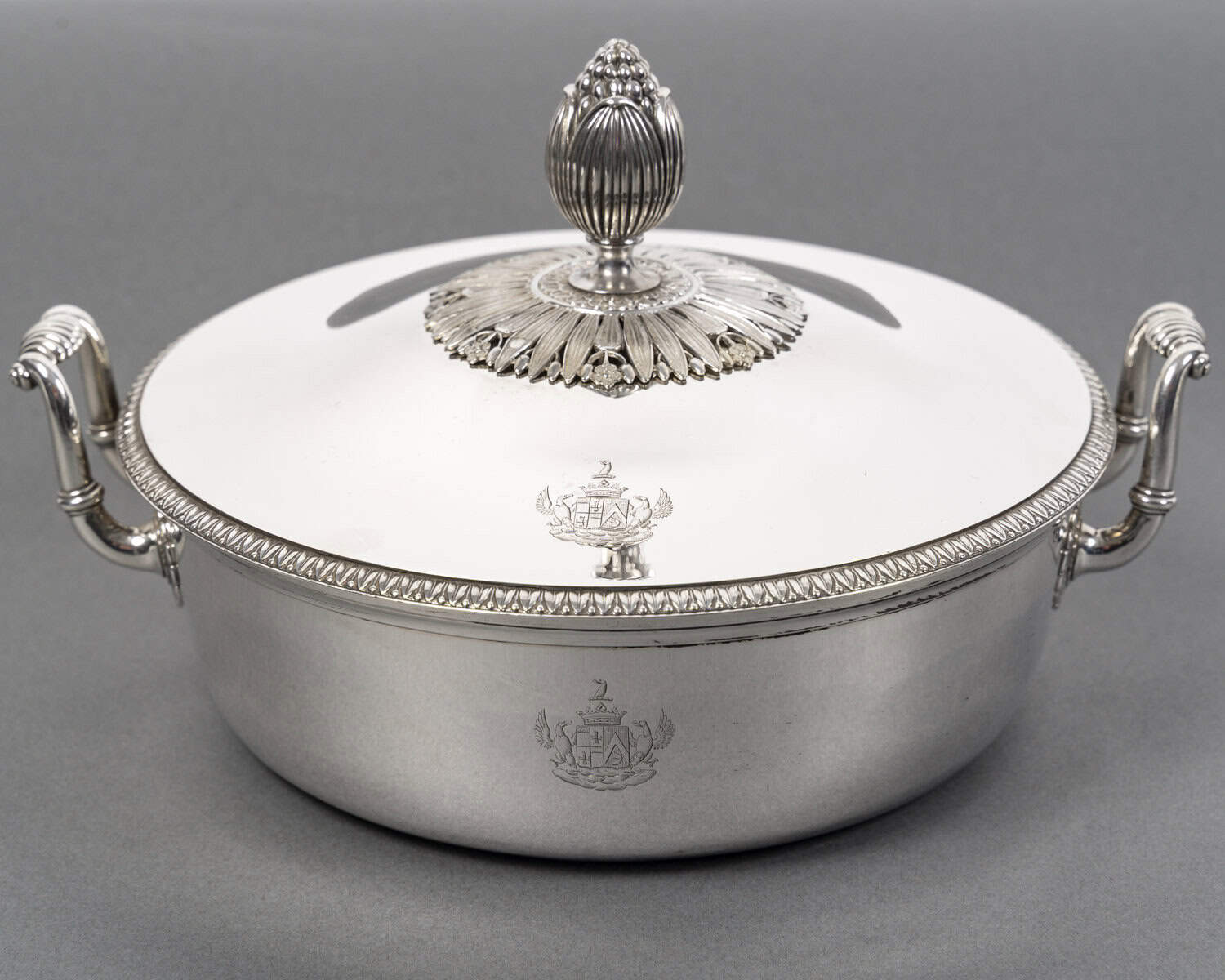 Jean Charles CAHIER – Légumier couvert en argent XIXe – 1818/1838 – Image 3