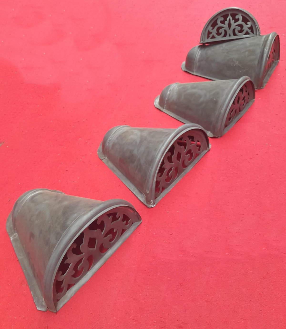 Chatières de toit Hausmannien, zinc, début 20ème – Image 5