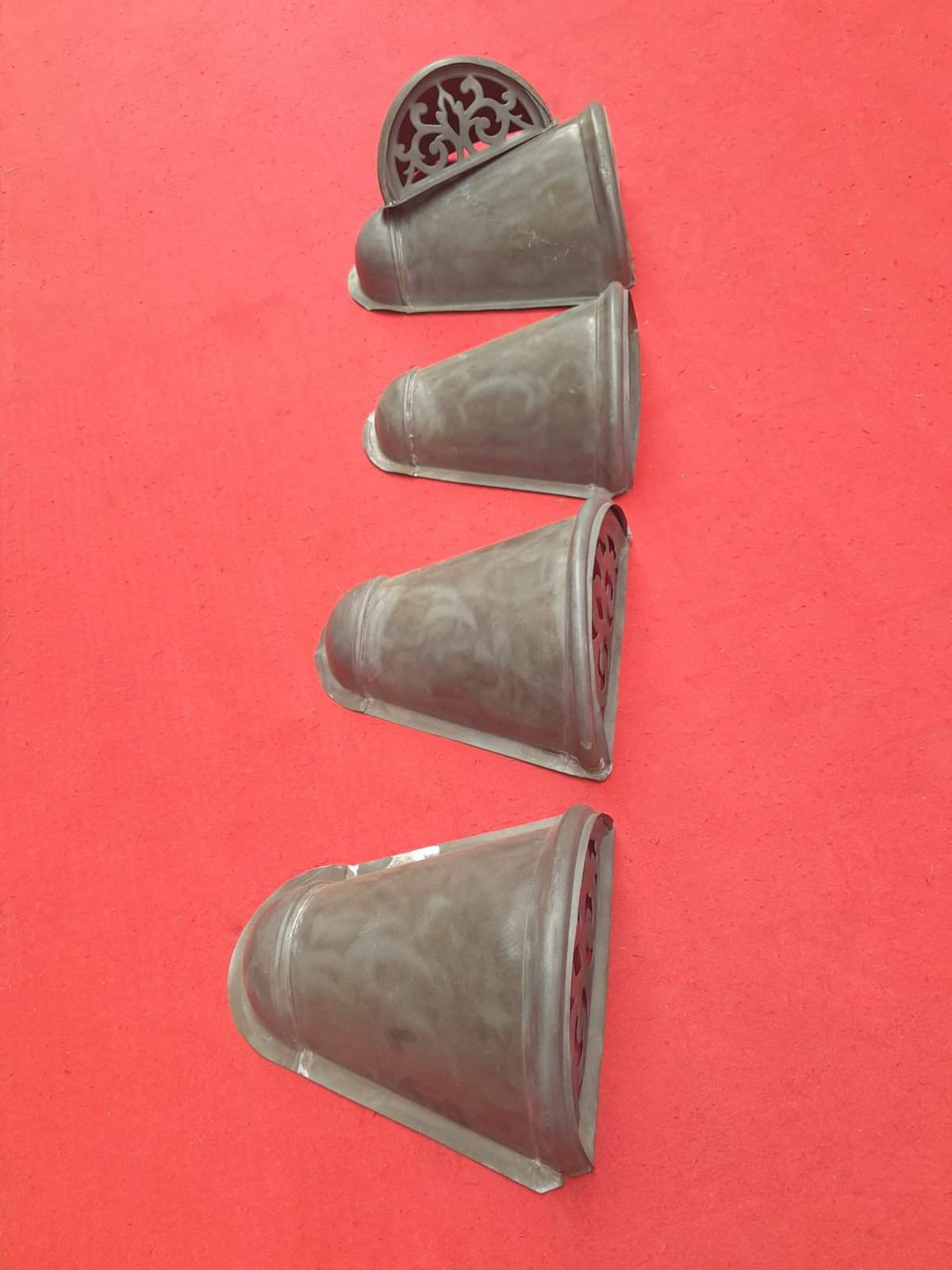 Chatières de toit Hausmannien, zinc, début 20ème – Image 4