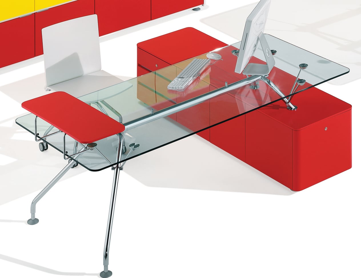 Prospero Ultom / Bureau de direction caisson intégré L200 cm