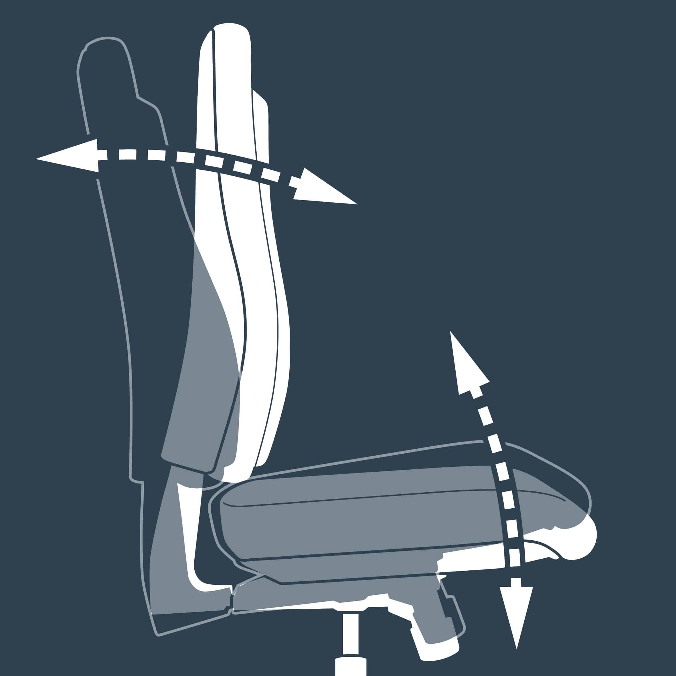 X-pander / Fauteuil de bureau sans accoudoirs – Image 3