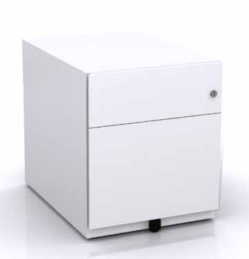 Note / Caisson mobile 2 tiroirs dont 1 dossiers suspendus + plumier