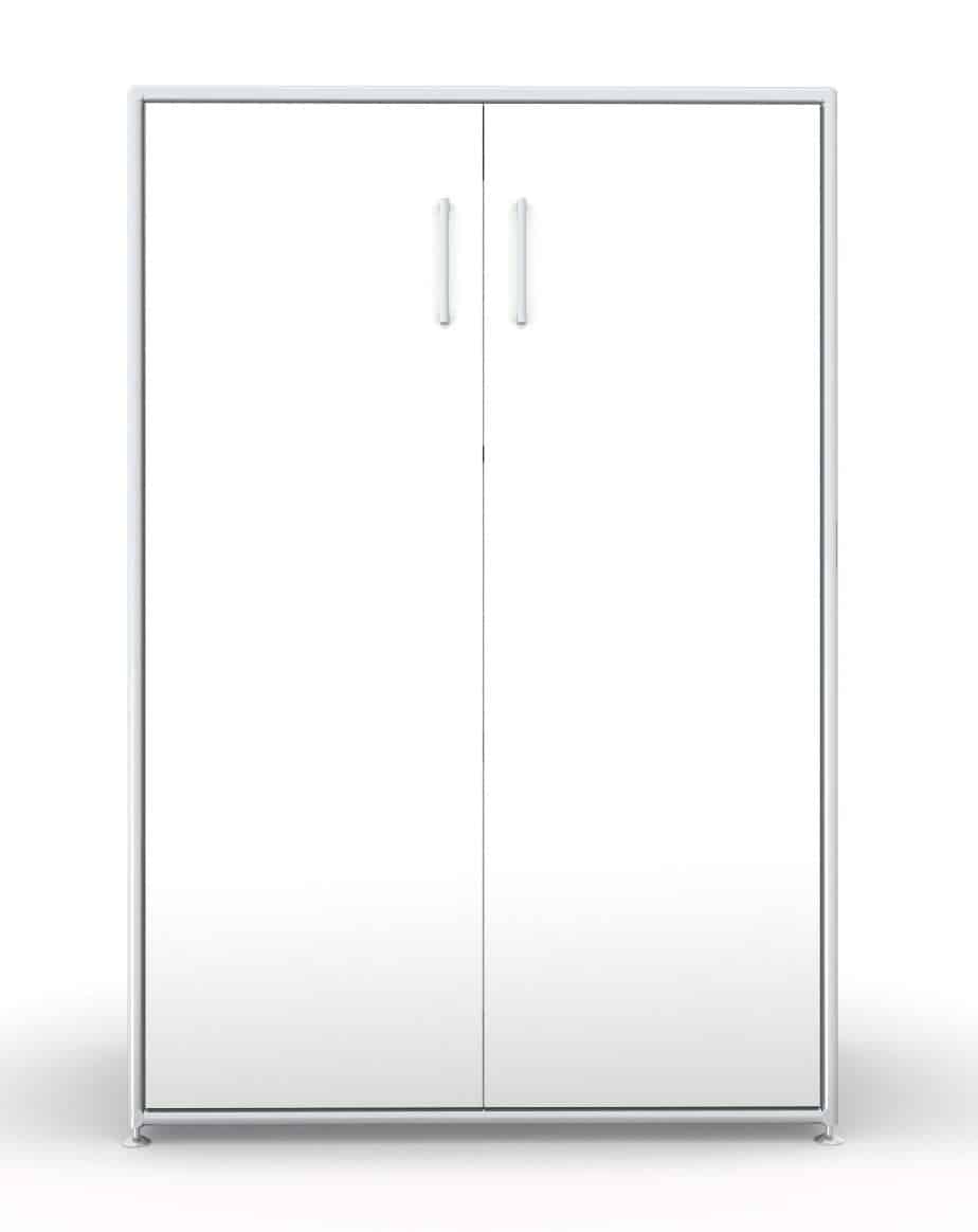 Modul space / Armoire moyenne L80 x H119 cm Blanc