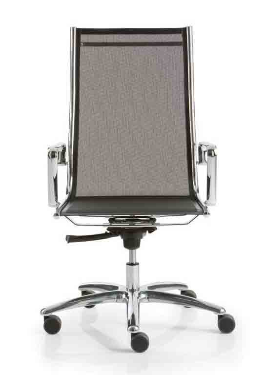 Light / Fauteuil de direction résille Noir