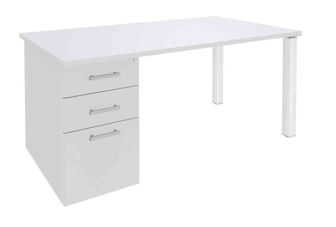 Exprim / Bureau droit 160 cm avec caisson porteur