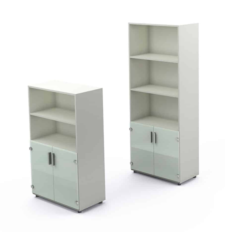 Armand / Armoire H203 x L80 cm avec porte en verre