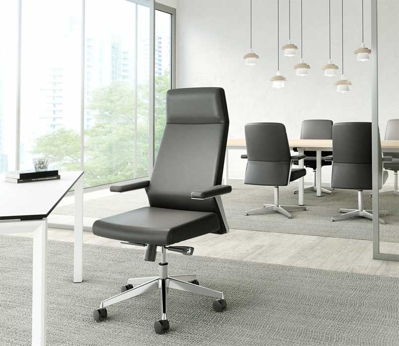 Teos / Fauteuil direction en cuir – Image 3