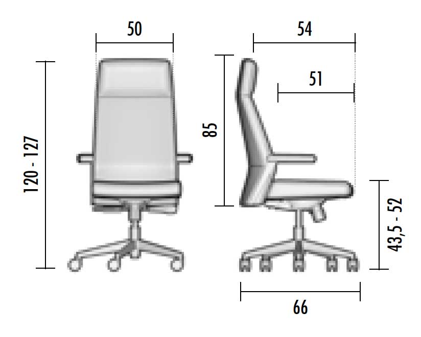 Teos / Fauteuil direction en cuir – Image 4