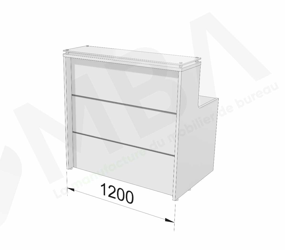 Wello / Comptoir d’accueil design – Image 4
