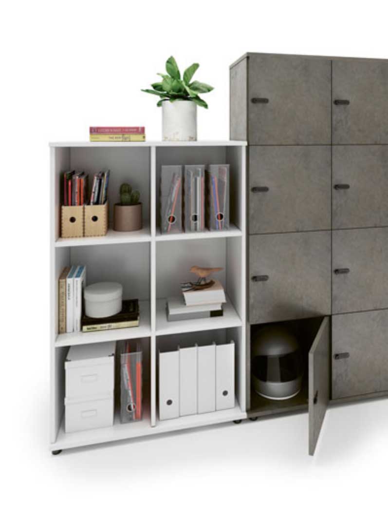 Cubik Harmony / Casier de rangement ouvert