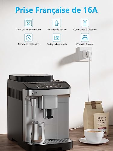 Prise Connectée WiFi, Prise Alexa Programmable, Compatible avec Alexa/Google Home lot de 4 – EIGHTREE – Image 2