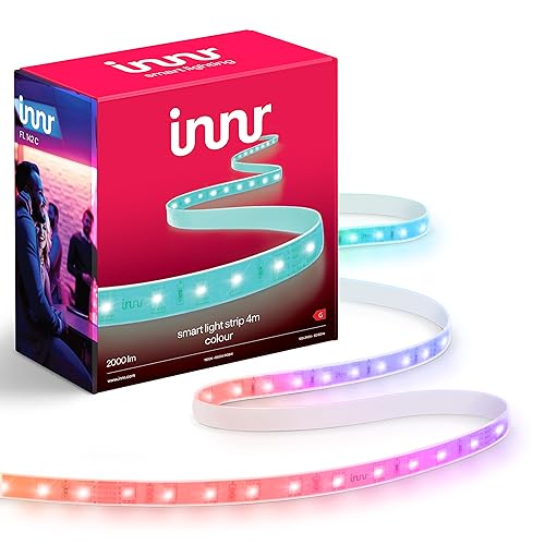 Ruban LED Connecté 4m Zigbee, Bande LED Blanche Chaude à Froide, Bandeau LED RGB, 2000 lm – Innr
