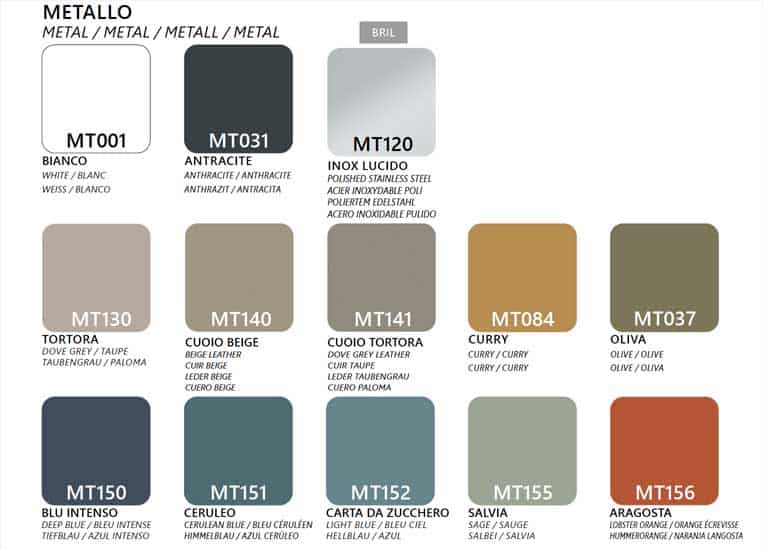 Led CL Arteco / Bureau de direction pieds colorés – Image 4
