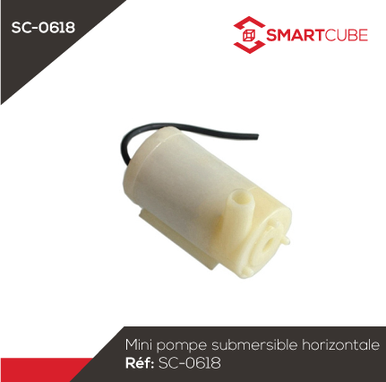Mini pompe submersible horizontale 3-5V