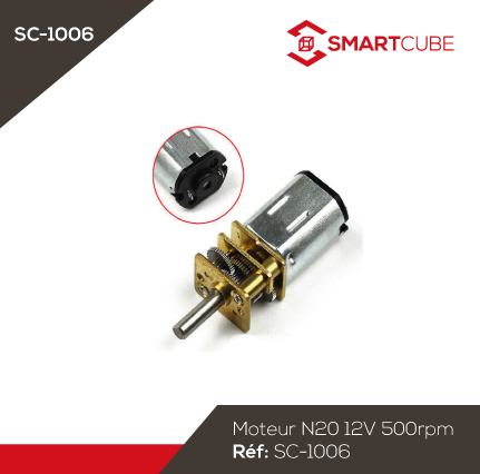 Moteur N20 12V 500rpm