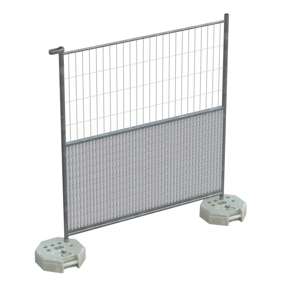 La barrière Semi-Pleine 2x2ml de haut PVC
