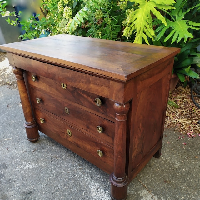 Commode Empire en Noyer Epoque XIXème – Image 3