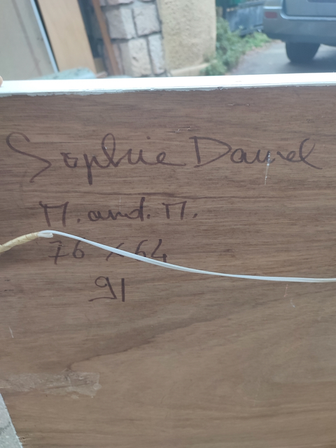 Tableau Sophie Daurel « M and M » 1991 – Image 4