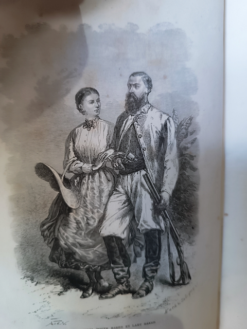 Livre Baker Samuel White découverte de l’Albert N’Yanza Librairie de L.Hachette 1868 – Image 4